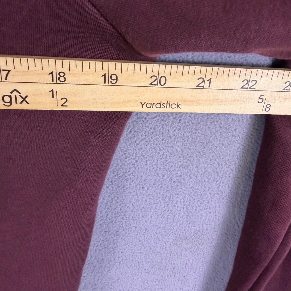 Nike Womens Cropped Hoodie Medium Burgundy Long Sleeve Swoosh IM7494-652‎